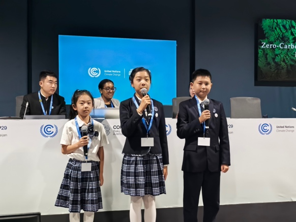 COP29｜气候大会上的中国青少年：分享创意，给巴库做一场城市体检